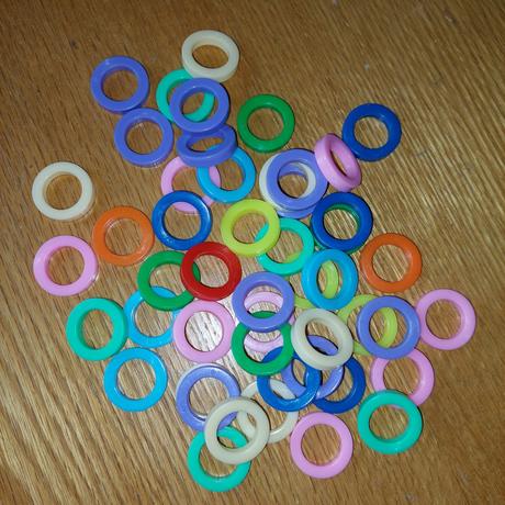Krúžky plastové malé, 