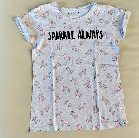 146/152 tricko unikorn,11-12 r., primark,152