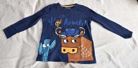 Tričko s dlhým rukávom, 128