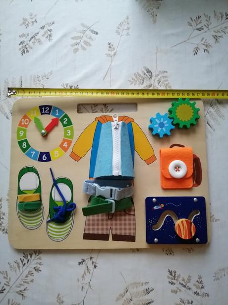 Montessori drevená hracia doska,
