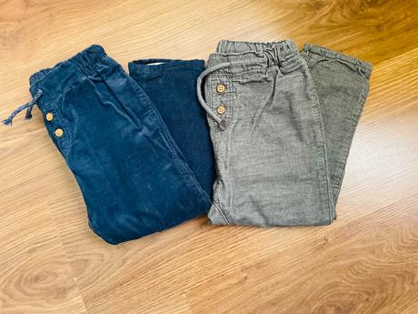 Podšité h&m nohavice., h&m,92