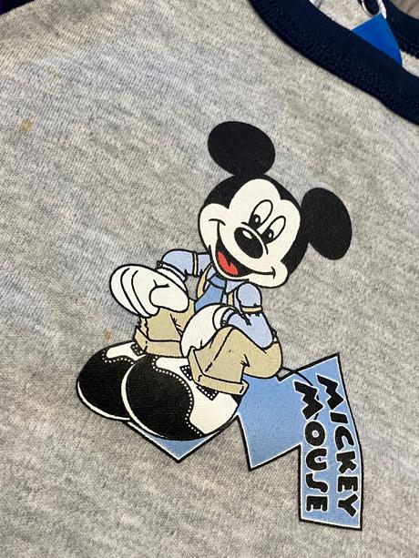 Chlapčenské body mickey mouse (3-6 mes.), original marines,68