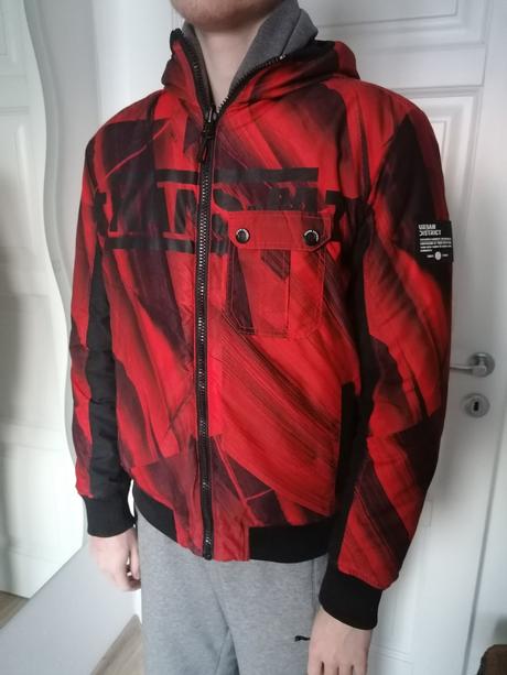 Obojstranná zimná bunda, takko,s