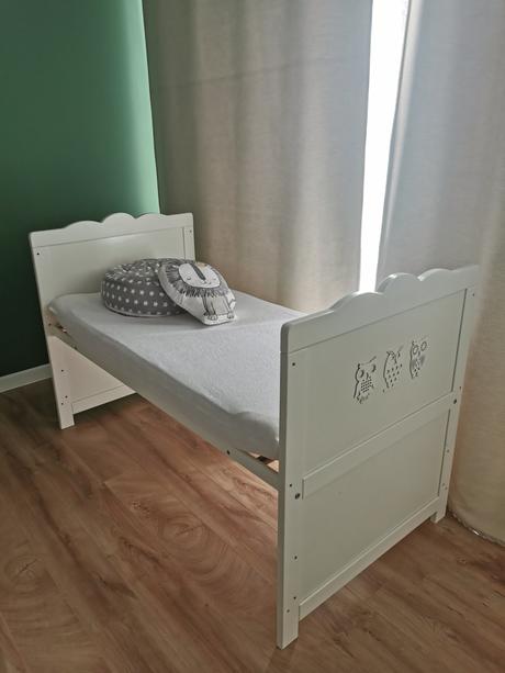 Klups marsell 140x70 white detská postieľka, šírka (cm): 70,dĺžka (cm): 140