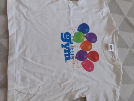 Biele univerzalne detske tricko, 104