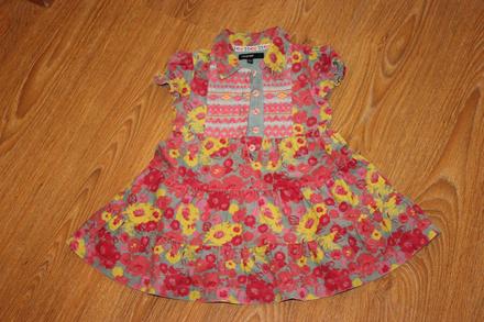 Kvetované šaty - 1x oblečené, marks & spencer,92