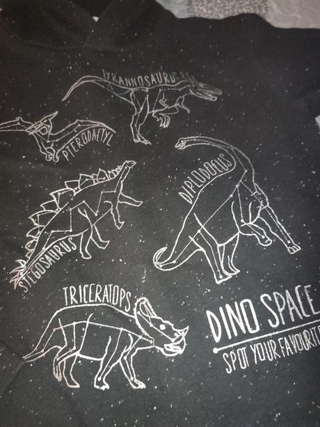 Krásna dinosaurus mikina 122-128, h&m,122