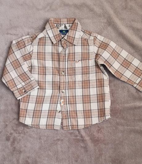 Košeľa a vesta 12-18 mes., 86–98