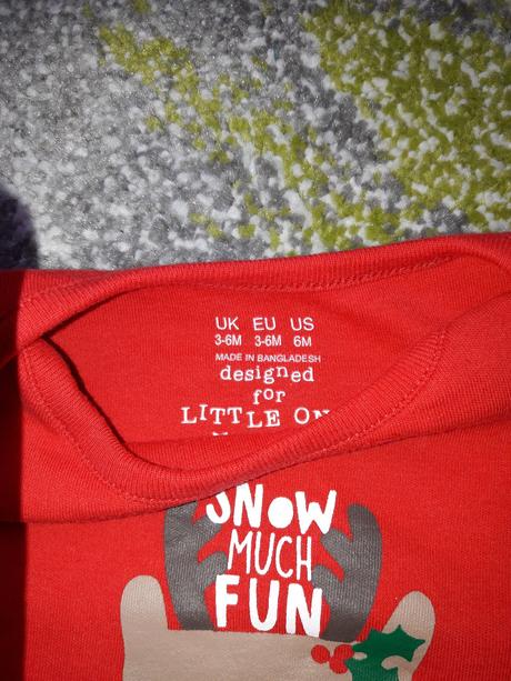 Vianočné body 3-6 mesiacov, f&f,68