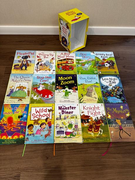 Usborne very first reading, kompletný set 15 kníh, 