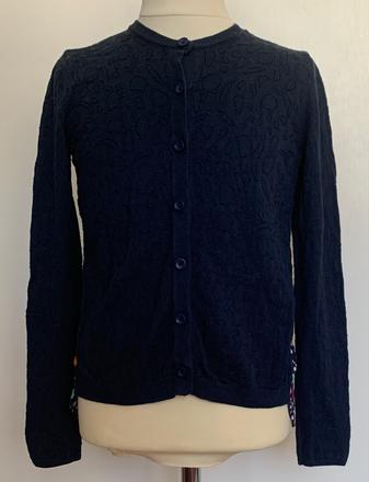 Benetton tmavomodrý svetrík, benetton,128