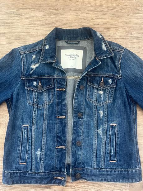Rifľová bunda, abercrombie&fitch,l