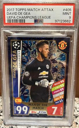 Futbalová karta - david de gea, 