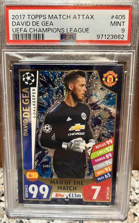 Futbalová karta - david de gea, 