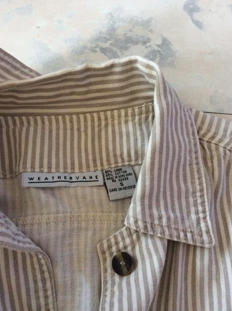 Letná ľanová crop bunda, l