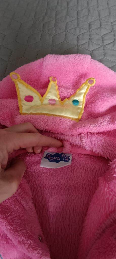 Dievčenský župan peppa pig princess 4-5 rokov, 110
