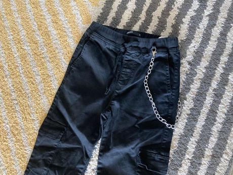 Elastické slim nohavice cropp, 32