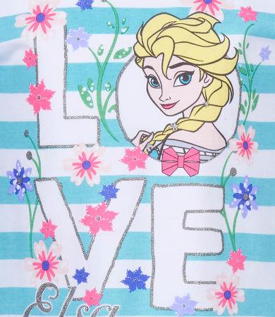 Tričko disney frozen s krátkym rukávom modré, disney,92 / 116