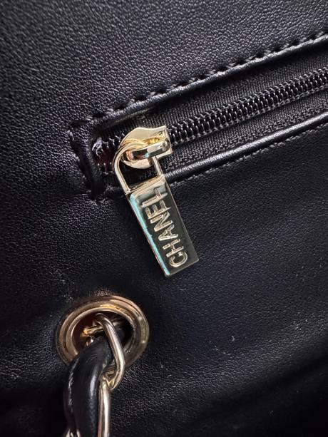 Čierna väčšia kabelka, chanel