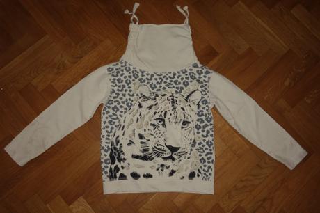 Mikina leopard 152/158, bonprix,152