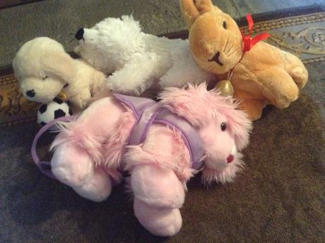 Mix plyšových hraciek,