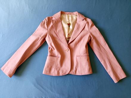 Dámska bunda sako pravá koža top stav, 36