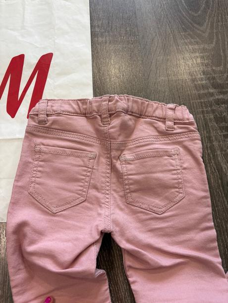 H&m dievcenske skinny elasticke rifle č.92, h&m,92