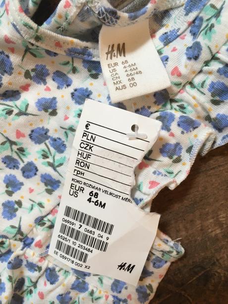 H&m satocky bavlnene, h&m,68