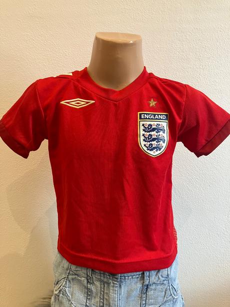 Chlapčenské športové tričko england červené (2r.), umbro,92