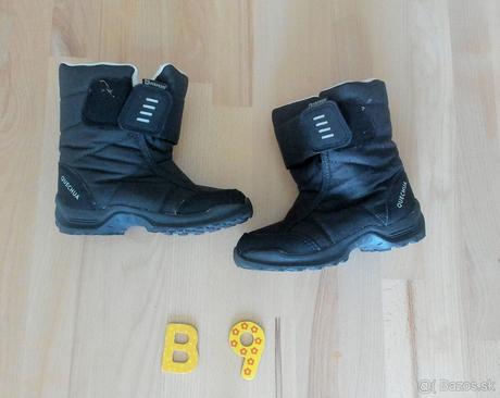 Snehule quechua waterproof, veľkosť 26, quechua,26