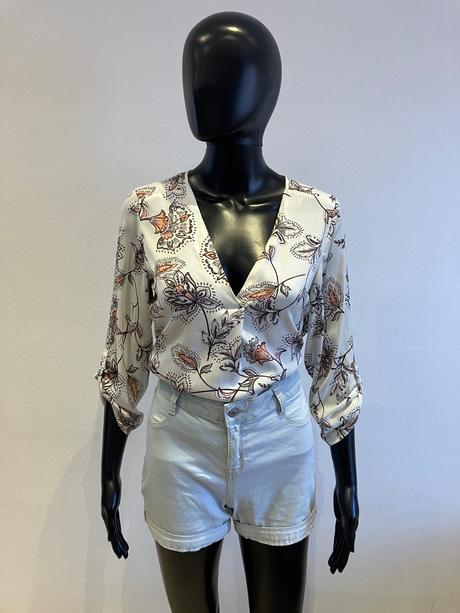 Dámska vzorovaná blúzka stradivarius (m), stradivarius,m