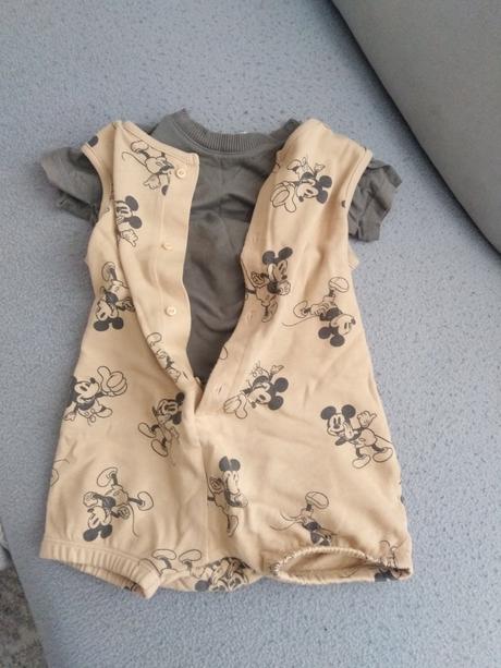Letný komplet s mickeym, h&m,80
