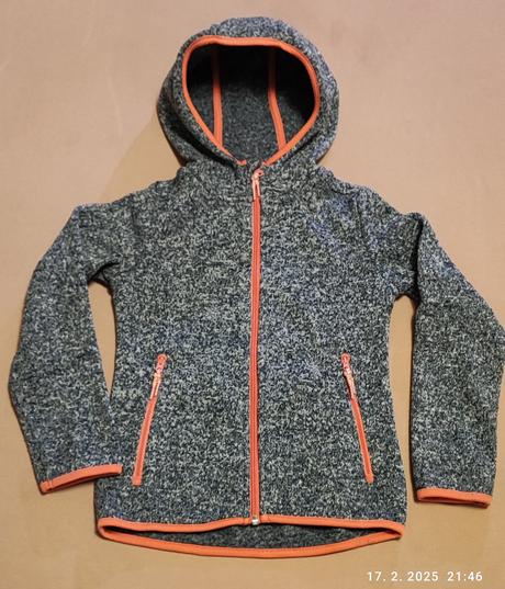 Bunda mikina z pleteného flisu, tchibo,122