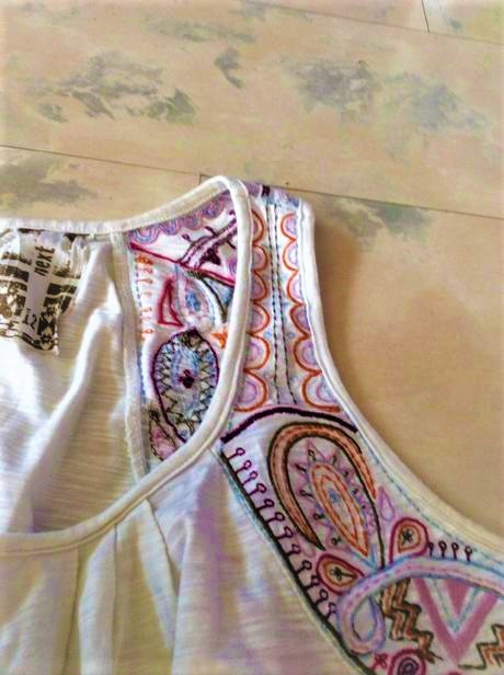 Voľné zvonové tielko vintage, next,40