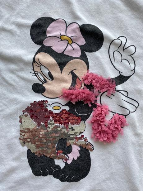 Tricko s minnie, mango,146