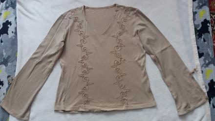 Bavlnené tričko s dl.rukávom, 42