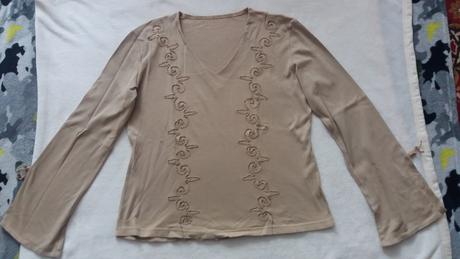 Bavlnené tričko s dl.rukávom, 42