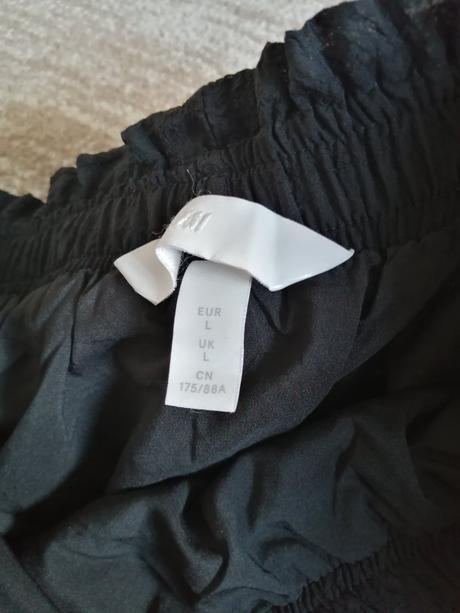 Krepová sukňa s gumou, h&m,l