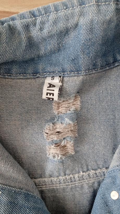 Riflová bunda veľkosť s (m), s