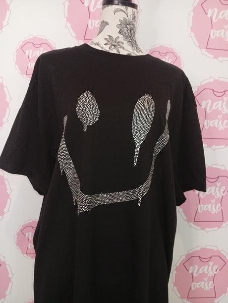 Pánske tričko s trblietkami, l