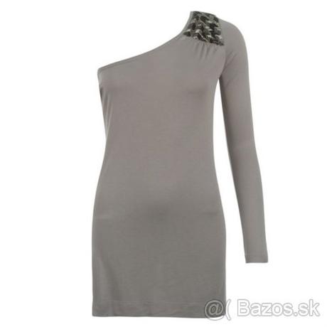 Sede tricko s aplikaciou l, l