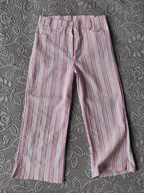 Pásikavé, letné nohavice, veľ. 110, na 5r., 110