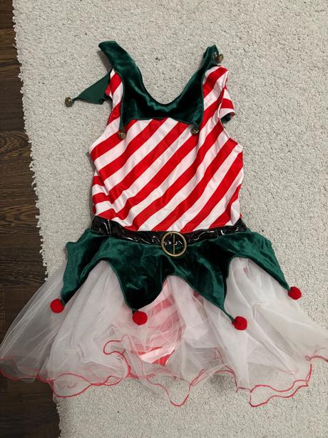 Kostým vianočný škriatok, 