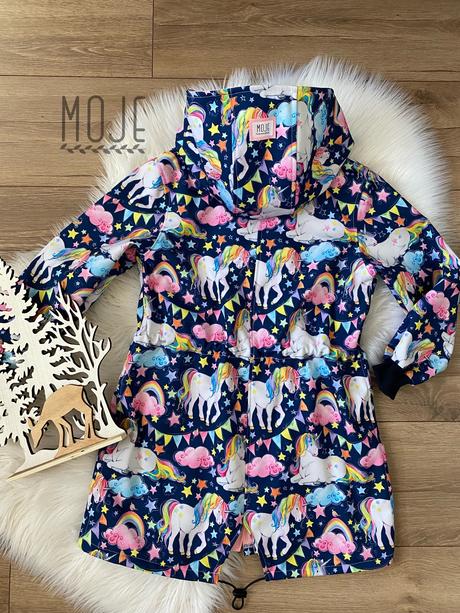 Dievcenska a chlapcenska softshellova parka, 98 - 128