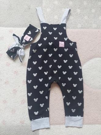 Mickey teplaky + celenka veľ. 86/92, 86