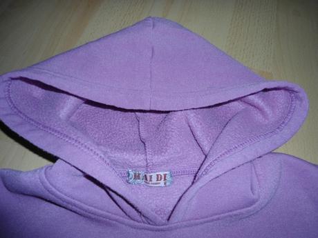 Fialova dievcenska mikinka, 134