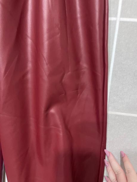 Dámske koženkové nohavice, l / m