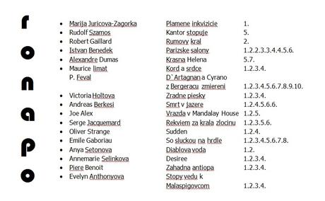 Ronapo - zradne piesky,