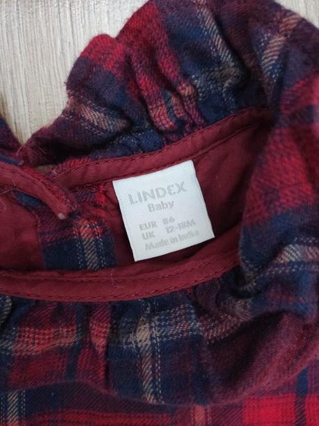 Kárované šaty, lindex,86