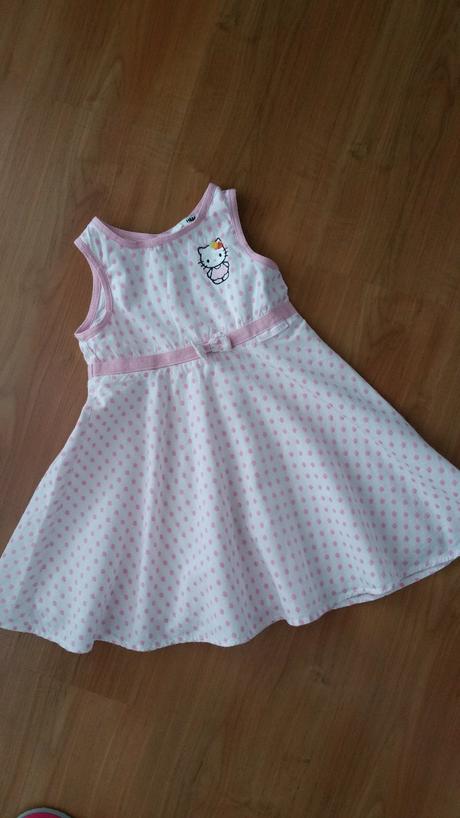 Šatky  hello kitty, h&m,98